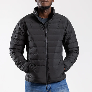 Chaquetas Acolchadas Personalizadas para Hombre - Marca Privada, Impermeables, Resistentes al Viento, Transpirables, de Lona, con Cuello Alto y Logotipo Frontal - Product Image 6