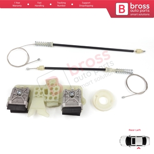 ชุดซ่อมมอเตอร์กระจกไฟฟ้าหลังซ้าย รุ่น BWR5332 สำหรับรถยนต์ฟอร์ด เฟียสต้า MK6 CB1 CCN JA8 JR8 ปี 2008-2017 แบบ 4/5 ประตู รหัสอะไหล่ 1568451 - Product Image 2