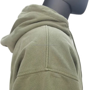 Sweat à capuche vintage délavé à l'acide de haute qualité 100% coton uni à manches longues Écologique Fournisseur ODM Hommes Femmes - Product Image 3