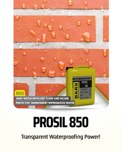 BARS 850 Imprégnateur hydrofuge transparent pour sols et façades-à base de silicate, respirant, revêtement imperméable 5 kg / 30 kg - Product Image 3