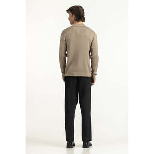 เสื้อสเวตเตอร์ผู้ชายทรงปกติ MN-SWT-WS25-200 B แบบถักมีฮู้ด ลายพิมพ์และโลโก้สำหรับฤดูใบไม้ร่วงและฤดูใบไม้ผลิ - Product Image 6