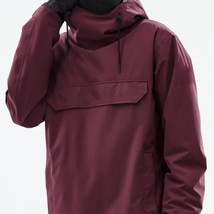 Chaqueta Cortavientos Personalizada con Capucha, Chaqueta de Esquí, Chaqueta de Snowboard para Hombre, Cálida, Impermeable, Resistente al Viento, OEM, Económica, con Bolsillos - Product Image 5