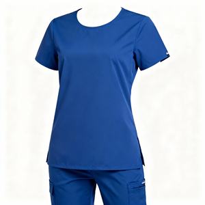 Tenues de gommage d'été à manches courtes Tenue d'allaitement confortable Ensemble d'uniformes de gommage d'infirmière pratiques et élégants Uniformes de gommage d'infirmière Medicos - Product Image 5