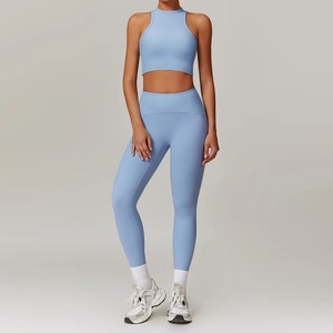 ชุดโยคะสำหรับผู้หญิงชุดออกกำลังกายสำหรับใส่วิ่งในตอนเช้าชุดกีฬาแบบมืออาชีพเสื้อแห้งเร็วแบบมืออาชีพสำหรับฤดูใบไม้ร่วงและฤดูหนาว - Product Image 5