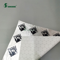 Papier d'emballage pour restaurant, papier d'aluminium anti-graisse personnalisé, papier nid d'abeille pour hamburgers et sandwichs sushi