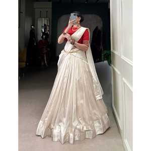 Cada plisado cada detalle hecho para honrar la rica belleza de la tradición sureña ONAM festivo especial - Product Image 1