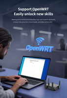COMFAST WR632AX 3000Mbps Dual-Band Wi-Fi 6 Router de viaje, Easy Mesh OpenWRT con puerto de red de 2,5 Gbps