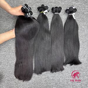 Extensiones de cabello alineado con cutícula virgen cruda vietnamita 100% de alta calidad Trama recta natural de Genius Collection - Product Image 1