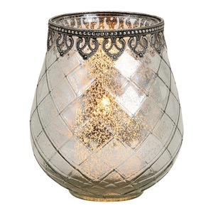 Beautiful Design Golden Color Glass Pit for Weddings and Parties Decor at Wholesale Prices With Sizes of 10x10x10 Cm - Product Image 6