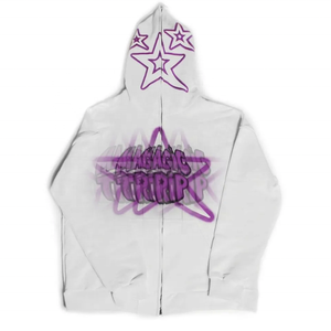High Quality <b>Plain</b> Breathable Custom Logo Screen Printed Organic Cotton Full Zipper Oversized Streetwear Casual Jacket <b>Hoodie</b> - Product Image 2