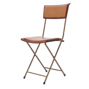เก้าอี้คาเฟ่อลูมิเนียมสำหรับสวนพร้อมเบาะหนังสำหรับลานบ้าน รุ่น GCF052 - Product Image 1