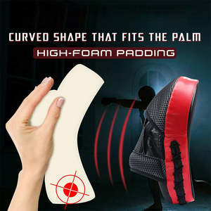 High Quality PVC Leather Non-Slip Focus <b>Pads</b> for Boxing MMA <b>Muay</b> <b>Thai</b> Karate Training Customized Color Cheap Factory Focus <b>Pads</b> - Product Image 6