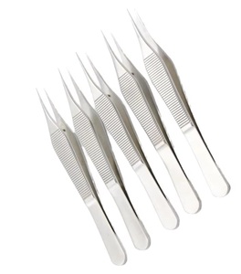 เครื่องมือคีมถอนผมแบบแมนนวล Adson ทำจากสแตนเลส สำหรับปลูกผม - Product Image 2