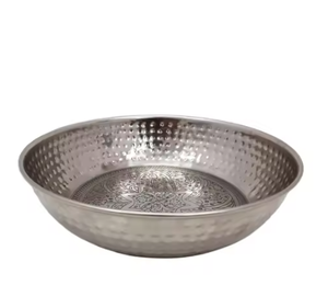 Bols de service modernes de luxe en métal, bols très exigeants et tendance avec design imprimé, bols décoratifs, vente à chaud - Product Image 5