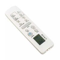 Télécommande universelle de climatiseur à code fixe pour modèles ARC-1405/ARC-1404 Batterie AAA 13 boutons Portée de 8 à 10m