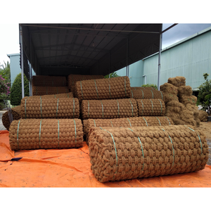 Premium <b>Rolled</b> Coconut Fiber <b>Mat</b>/ Brown <b>Coir</b> <b>Mats</b> for Paving Eco Environmentally From Vietnam - Product Image 6