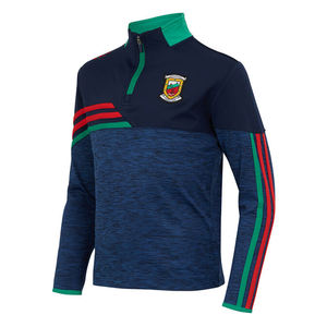 Parte superior de media cremallera de poliéster de alta calidad para fútbol gaélico y Hurling para clubes deportivos GAA - Product Image 2