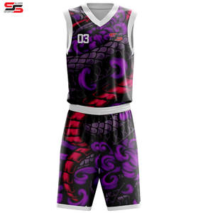 Ensemble d'uniformes de basketball personnalisés, tissu respirant, maillot imprimé, shorts pour les athlètes, les écoles, les événements sportifs, taille plus - Product Image 5