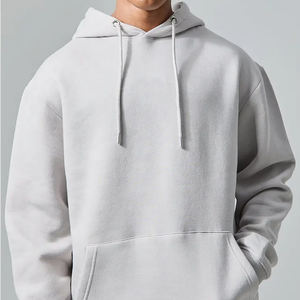 Vente en gros Sweat à capuche surdimensionné unisexe avec logo personnalisé Sweatshirts streetwear hauts au design uni avec techniques brodées pour l'hiver - Product Image 2