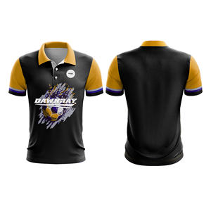 Polo de sport personnalisé avec logo, sublimé, vêtements d'équipe performants, hommes, femmes, jeunes, séchage rapide, polo actif - Product Image 5