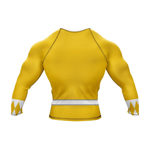 Rashguard à manches longues uni de qualité supérieure POUR hommes Respirant Spandex Polyester Couleurs et logo personnalisés Vente en gros - Product Image 2