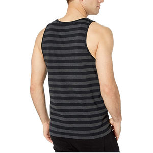 Débardeur rayé personnalisé pour l'été - Meilleure tenue Débardeurs pour hommes BELLA+CANVAS - Product Image 6