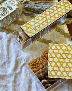 กล่องเก็บช็อคโกแลตอะคริลิคทำด้วยมือพร้อมฝาฝังที่กำหนดเองพร้อมโลโก้สำหรับตกแต่งบ้านสไตล์อาหรับที่ทันสมัยและเป็นของขวัญ - Product Image 2