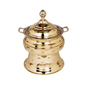 Top Trending Metal <b>Chafing</b> <b>Dish</b> for Royal Hotels Tabletop Decor Food Warmer Casserole Pots Handcrafted Metal <b>Dish</b> - Product Image 5