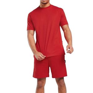 2025 ropa deportiva personalizada de calidad superior Casual 100% algodón técnica de lavado ácido nuevo peso ligero cálido conjunto corto - Product Image 1