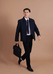 แจ็กเก็ตแขนยาวสำหรับ CJ02เสื้อแจ็กเก็ตมีซิปเต็มตัวทำจาก160gsm โพลีเอสเตอร์น้ำหนักเบาย้อมสีเป็นมิตรกับสิ่งแวดล้อม - Product Image 2