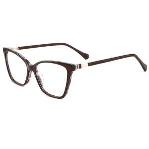 FEROCE Optical Cat Eye Designer Frames Ladies Acetate Eyewear Spectacles Glasses Eyeglasses Optical Frame