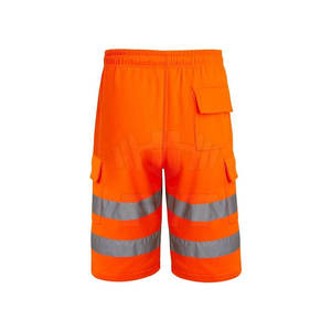 Short cargo de travail 100% polyester réfléchissant de haute qualité Prix bon marché Personnalisé Hommes 6 poches Service OEM écologique Solide - Product Image 3
