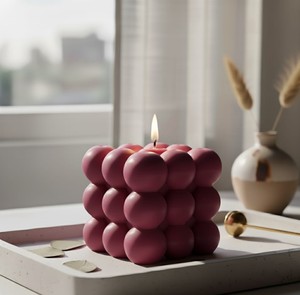 Bougie parfumée BUBBLE populaire, bougie de luxe de designer, idéale pour la décoration de la maison, pour les cadeaux, meilleur prix pour la vente en gros - Product Image 1