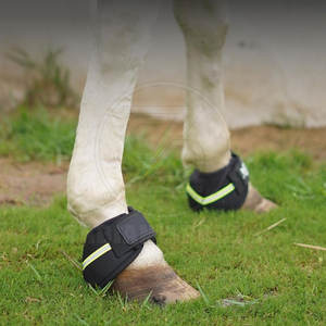 รองเท้าบูทกระดิ่งดูดซับแรงกระแทกสำหรับม้าในการฝึกรองเท้าบูทระฆังป้องกันแบบไม่หมุน - Product Image 3