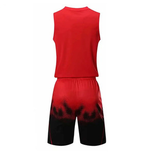 Ensemble d'uniformes de basketball de haute qualité, réversibles, respirants, antibactériens, à séchage rapide, nouveau design, vente en gros, option sur mesure, grandes tailles - Product Image 6