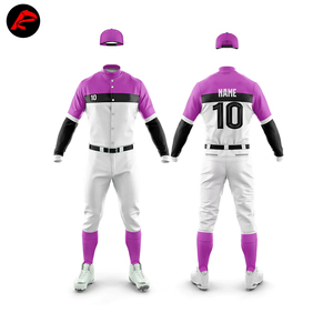 2023 personnalisé conçu de haute qualité Polyester Baseball Softball uniforme respirant jeunesse vêtements de sport pour activités de plein air ensembles - Product Image 4