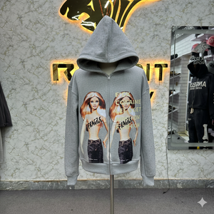 Service OEM maintenant disponible en taux réglable Sweat à capuche zippé Puff Printed fabriqué en usine à bas prix Sweats à capuche pour hommes - Product Image 1