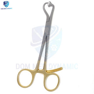 New Arrival Orthopedic Instrument Set 5.5 Plate <b>Bone</b> Holding Forceps Long Ratchet Curved Design Durable Stainless Surgical Basis - Product Image 5