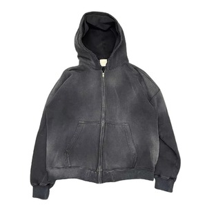 Sudadera con Efecto Desgastado y Decolorado por el Sol, 100% Algodón, Material Grueso, Lavado Ácido, Felpa Francesa - Product Image 3