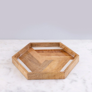 Nouveau design de plateau de service en bois de mangue à vendre meilleur vendeur cadres plateau de service en bois pour hôtels et restaurants décor - Product Image 4