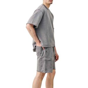 Conjunto de Pantalones Cortos Personalizados de Alta Calidad para Hombre, Estilo Holgado con Lavado Ácido, Cómodo, HECHO POR HS 2026 - Product Image 5