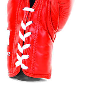 Gants de boxe pour jeunes de haute qualité 8oz Tissu en cuir PU de qualité supérieure avec conception à lacets pour les arts martiaux - Product Image 5