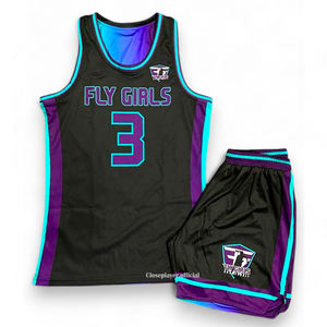 Dernier modèle Maillot de basket-ball personnalisé Maillots de basket-ball unis réversibles Ensemble uniforme pour hommes - Product Image 1