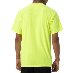 Camiseta con estampado de letras verde neón para hombre, camiseta de estilo a la moda de verano para hombre, Camiseta holgada de manga corta de gran tamaño - Product Image 2