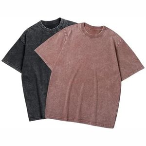 เสื้อยืดสำหรับผู้ชายผ้าฝ้ายบ็อกซี่เฮฟวี่เวทซักได้ - Product Image 2