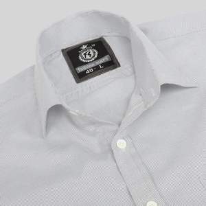 Chemise décontractée pour homme 100% coton à manches courtes rayée, col rabattu, fermeture à boutonnage simple, tissu popeline respirant, été, ODM - Product Image 4