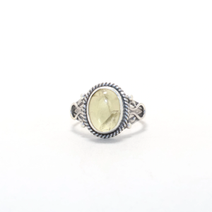 Anillo hecho a mano de cuarzo de limón Natural de Plata de Ley 925 de calidad superior para regalos, fiesta, precio de fábrica al por mayor - Product Image 1