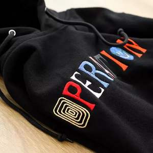 Vente en gros OEM Service personnalisé Zip Up Street Style hommes Hoodie personnalisé Streetwear Hoodie Hoodie Hoodie personnalisé broderie personnalisée - Product Image 3