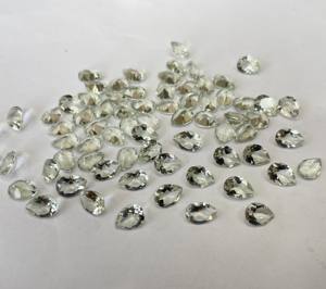 Améthyste verte naturelle coupe poire 8x12mm à facettes-améthyste verte en vrac de qualité supérieure - Product Image 6