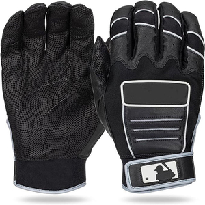 Gants de frappe de baseball en cuir au design personnalisé, équipement d'entraînement, prix, fabricant pakistanais - Product Image 1